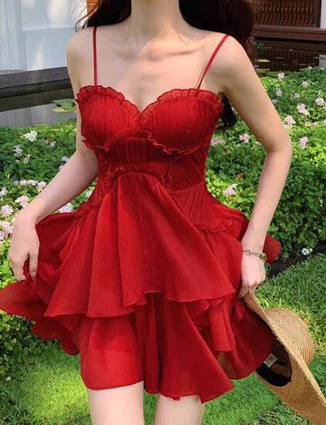 Celeste Red Dress