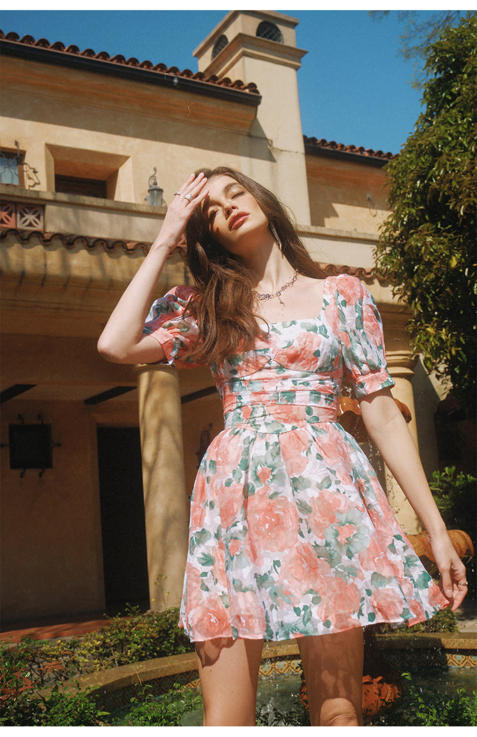 The Puff Dress in "World's Favorite Rose"