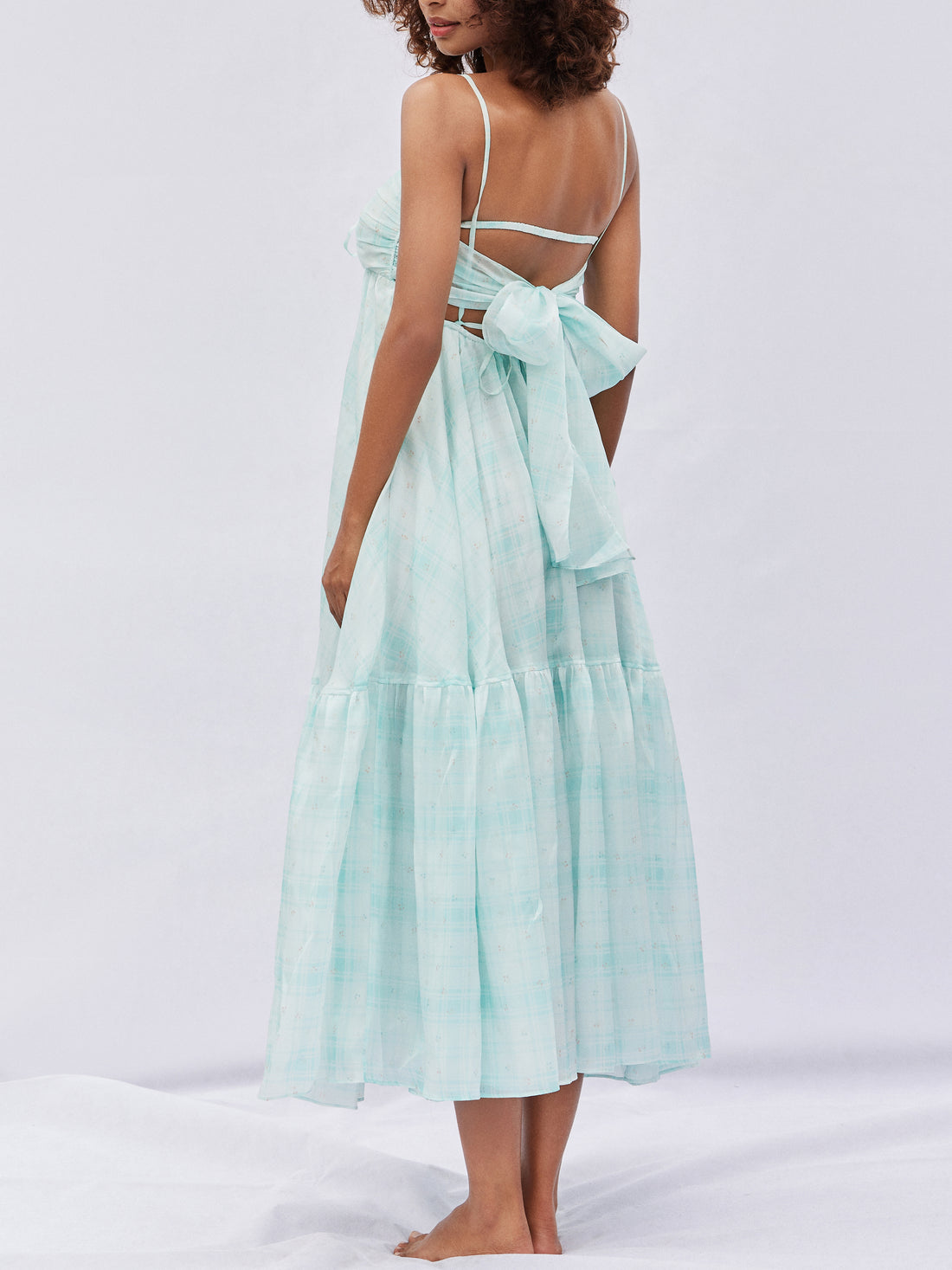 Felicia Tie-Back Maxi dress