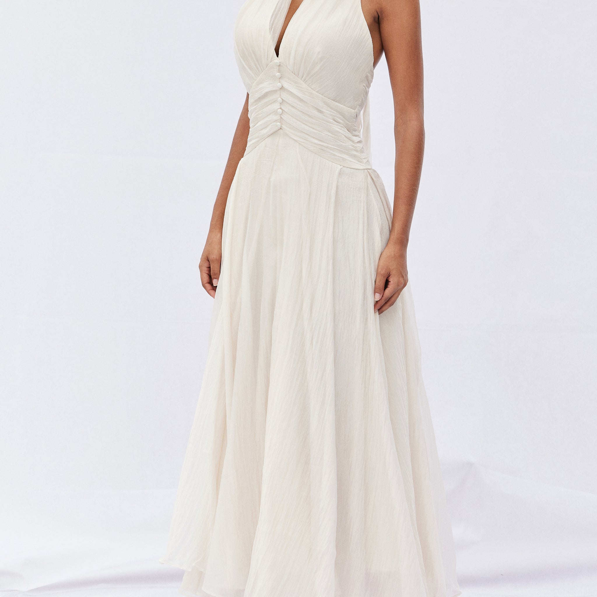 Lover Halter V-Neck Gown