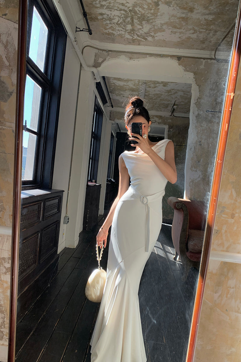 Odette Maxi Dress in White