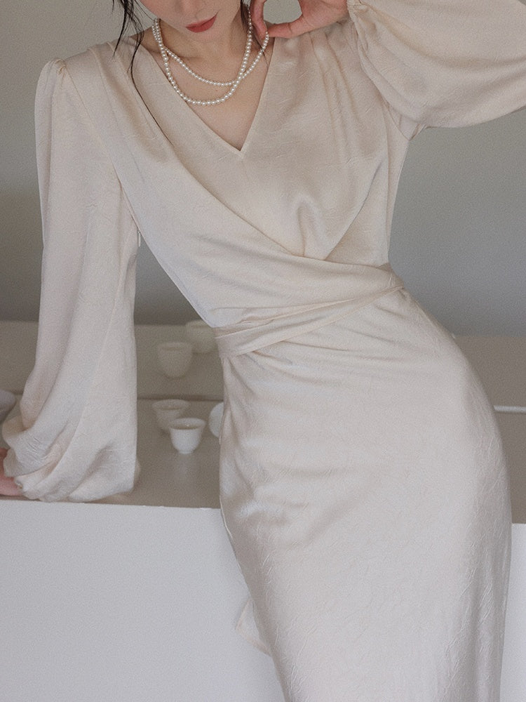 Jeannette Long Sleeve Maxi Dress